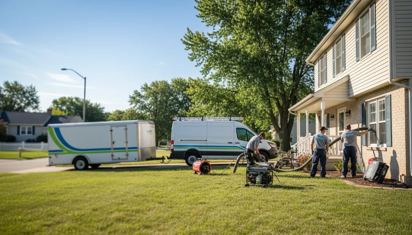 Flooded Basement Restoration And Cleanup With Repair in Wood River, NE near me